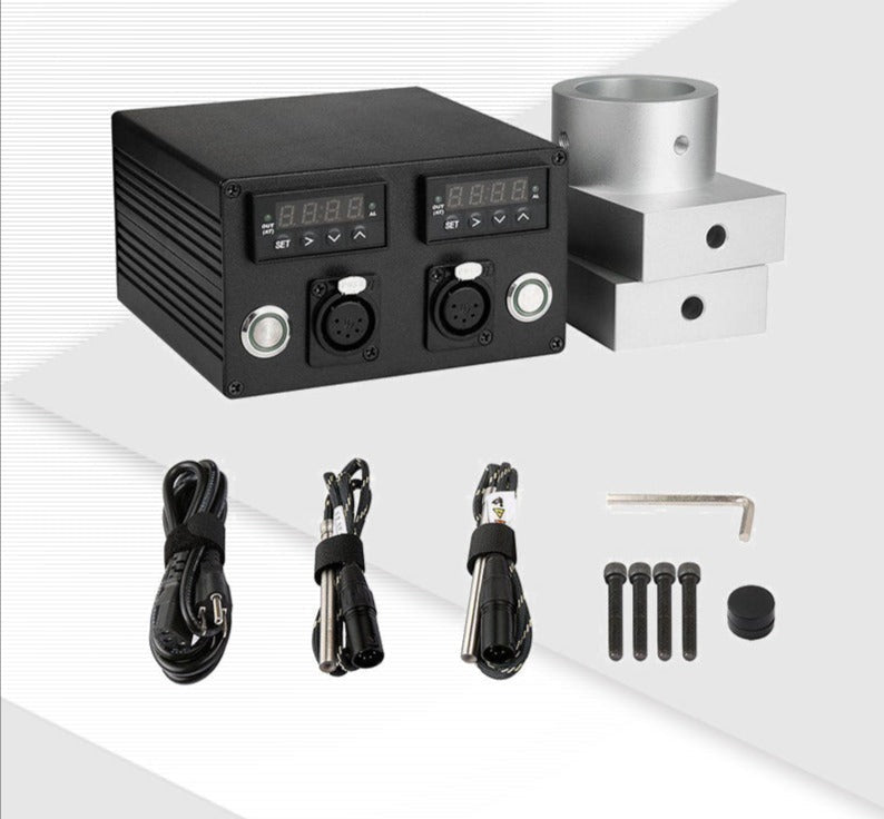 Rosin Press Plate Kit with Controller Dual Heating Rod 3"X5"