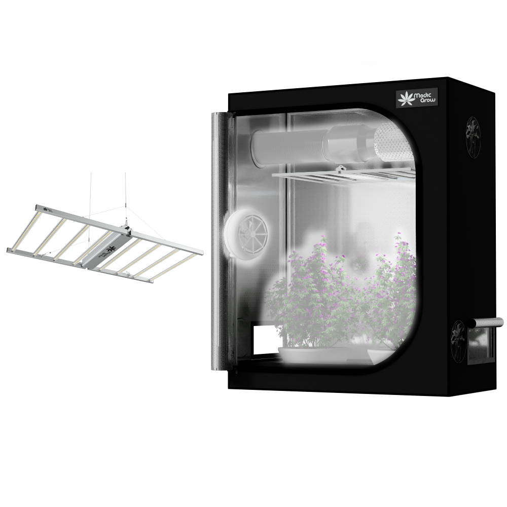 Grow Kit 2'X4' (48"x24"x60") Grow Tent with 200W Led Grow Light