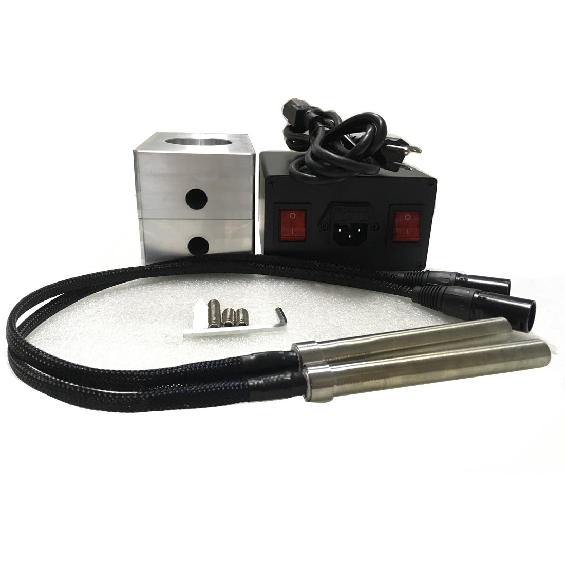 Rosin Heat Press 3x5inch Concave Plates Kits With Dual Heater Rod