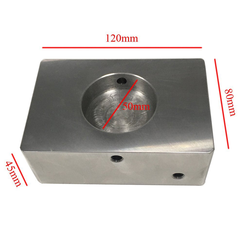 Rosin Heat Press 3x5inch Concave Plates Kits With Dual Heater Rod