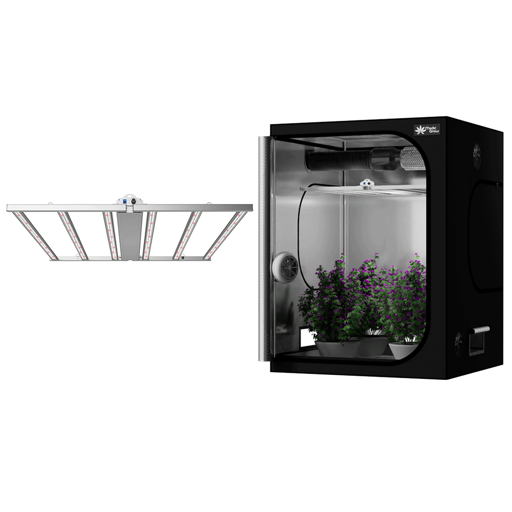 Grow Kit 5'X5' (60"x60"x80") Grow Tent with 660W LED Grow Light