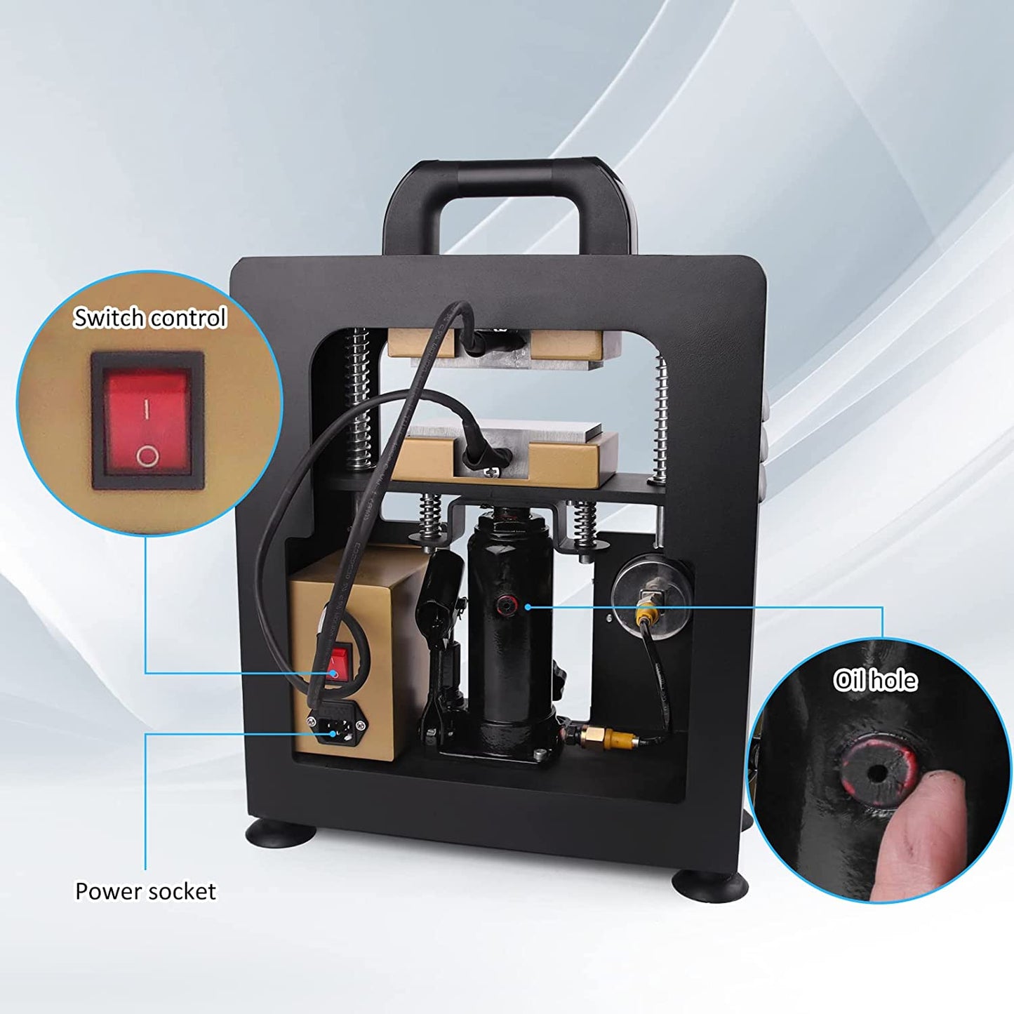 Rosin Press 7 Ton Hydraulic Heat Machine
