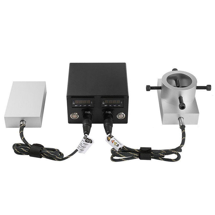 Rosin Press Plate Kit with Controller Dual Heating Rod 3"X5"