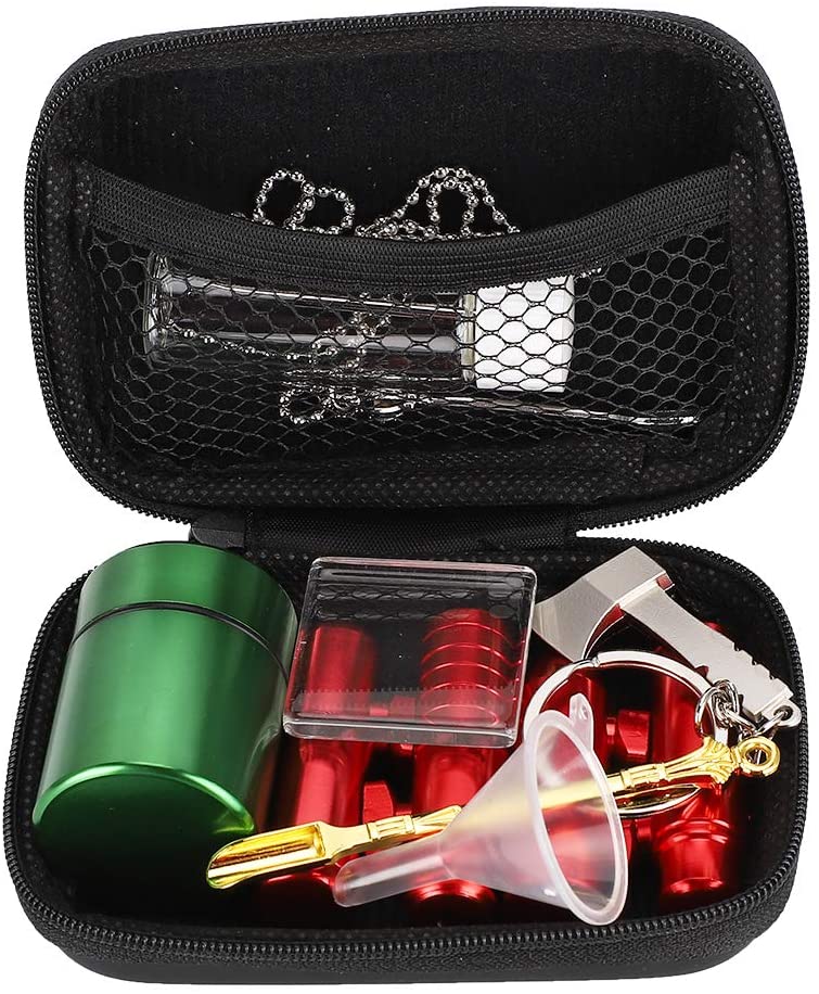 Tobacco Pouch Bags Pipe Case Rolling Storage 12Pcs Portable Kit