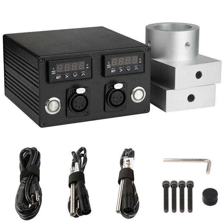 Rosin Press Plate Kit with Controller Dual Heating Rod 3"X5"
