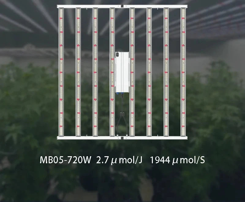 720W LED Grow Light Full Spectrum Waterproof Vertical Farm Green House