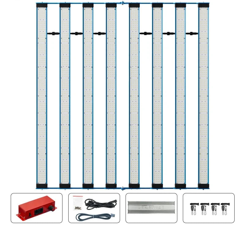 800W LED Grow Light Full Spectrum Samsung LM301H EVO Osram 660nm+730nm Rotatable Bars
