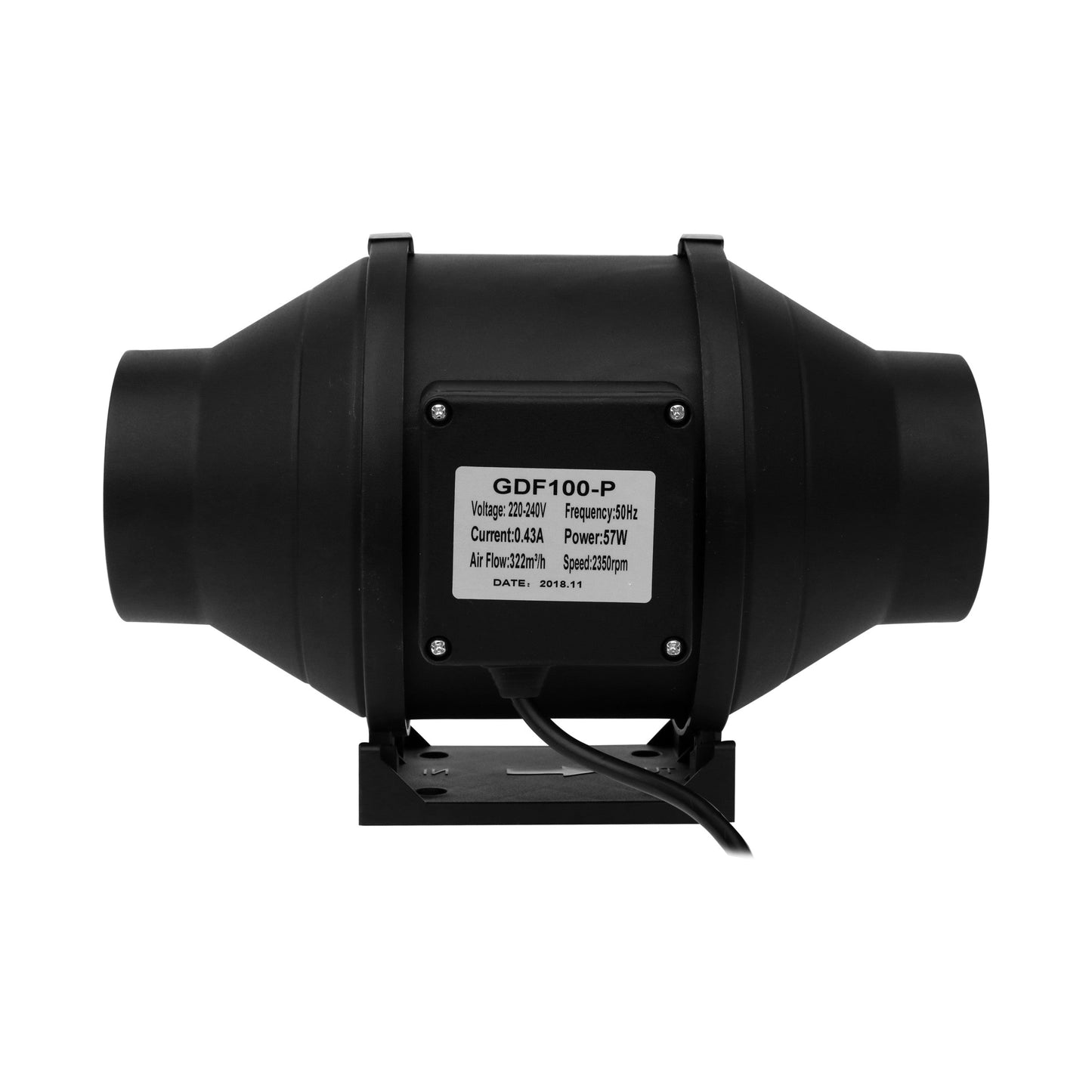 4/6/8 Inch In-line Fan for Grow Tent Growing Room