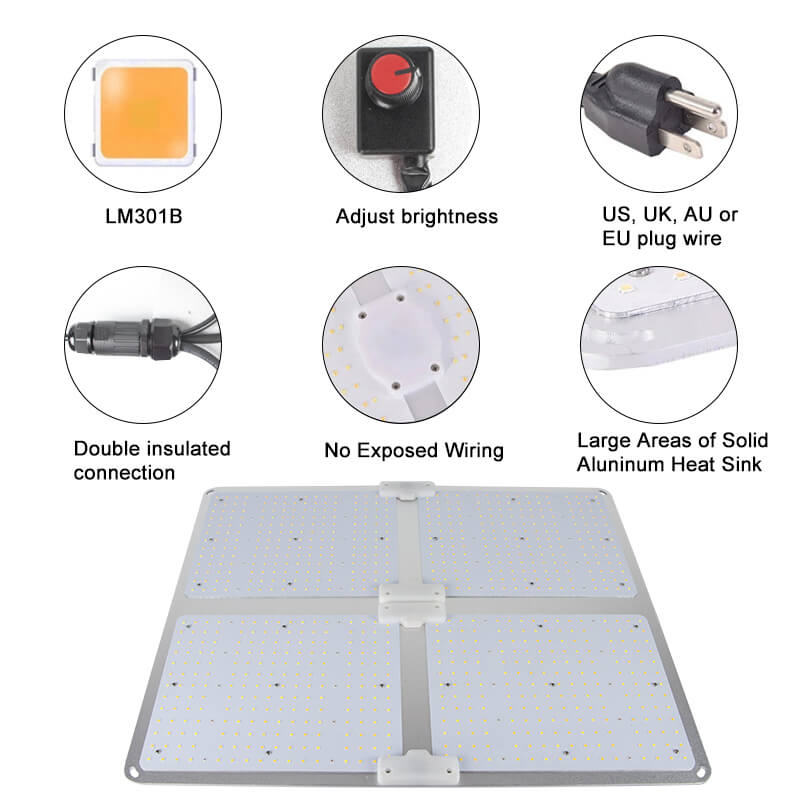 400W Grow Light Full Spectrum for 4X4 Tent