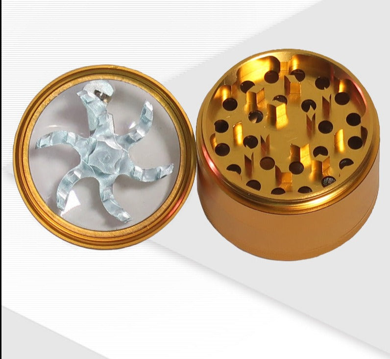 Dry Herb Tobacco Grinder 2.2 Inch 4 Piece