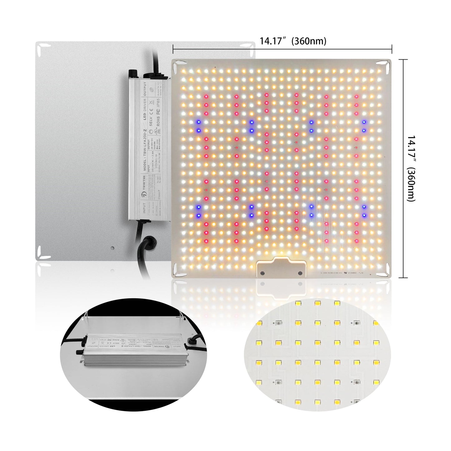 PhytoBrite 200w Quantum Board LED Grow Light Samsung 