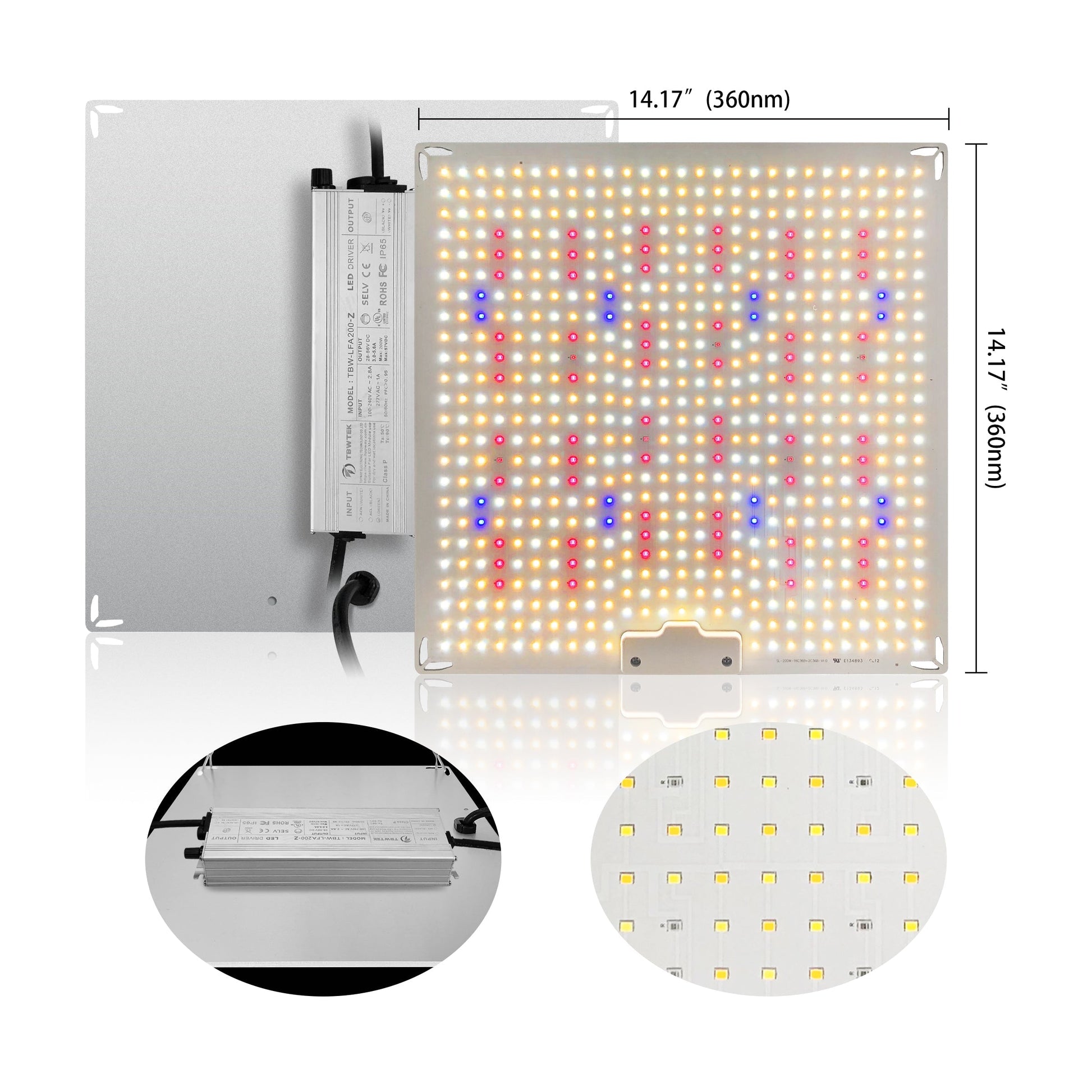 PhytoBrite 200w Quantum Board LED Grow Light Samsung 