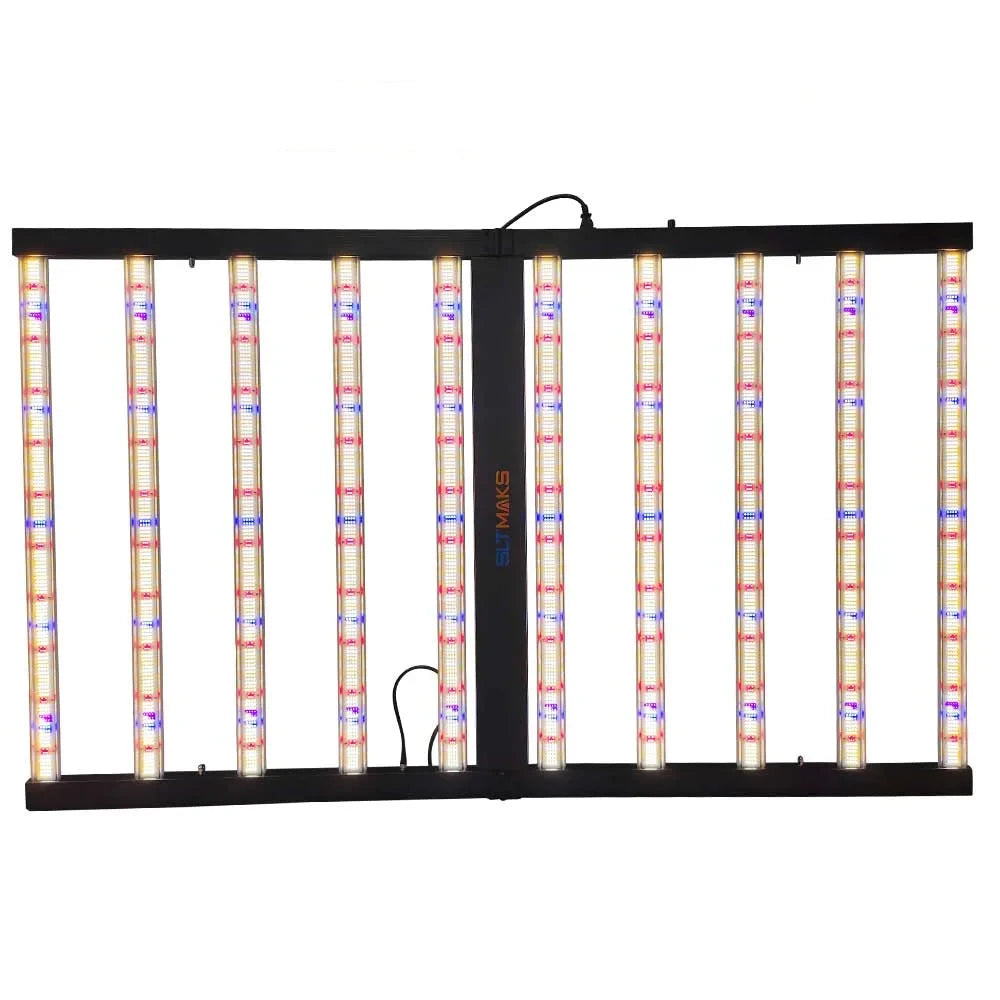 1000W Led Grow Light Full Spectrum Red Blue Foldable Dimmable 10 Bar For 8x6FT Indoor Greenhouse Grow Tents