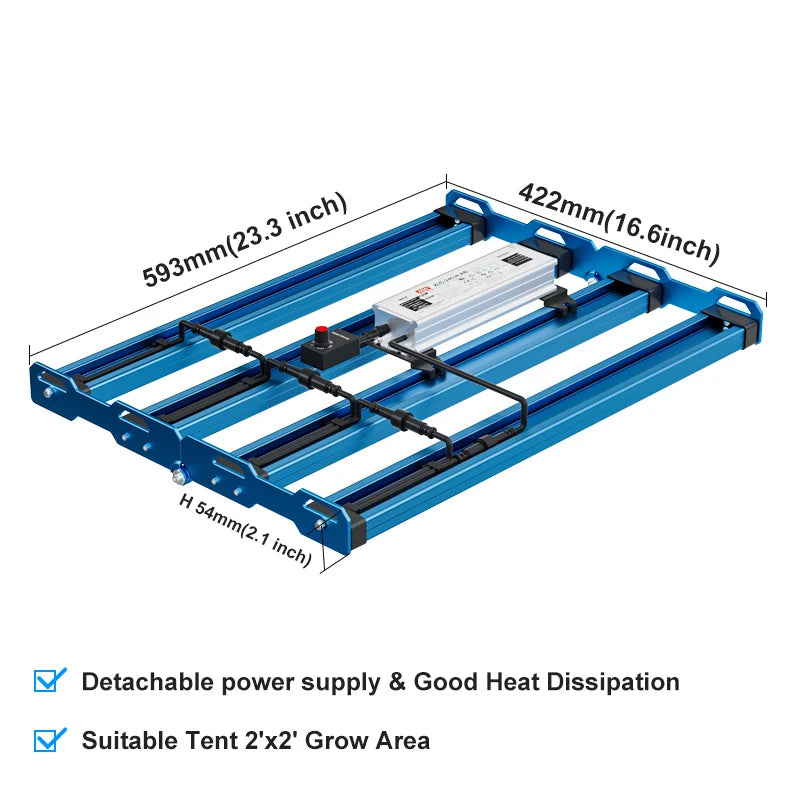 240W Led Grow Light Samsung LM301H EVO Full Spectrum