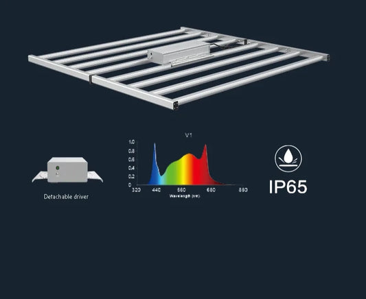 720W LED Grow Light Full Spectrum Waterproof Vertical Farm Green House