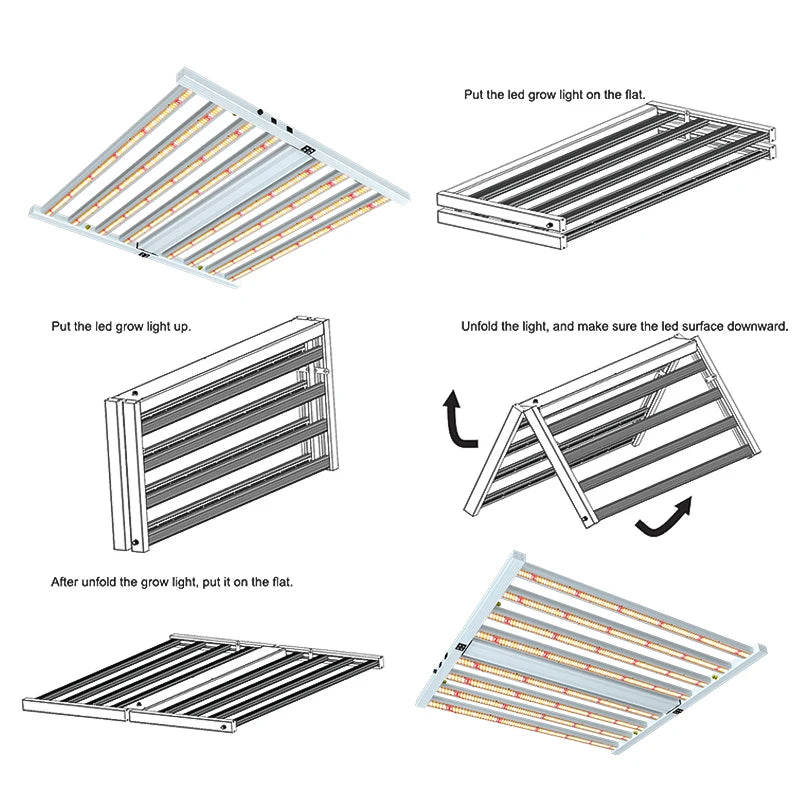 1000W LED Grow Light Samsung Full Spectrum 660nm