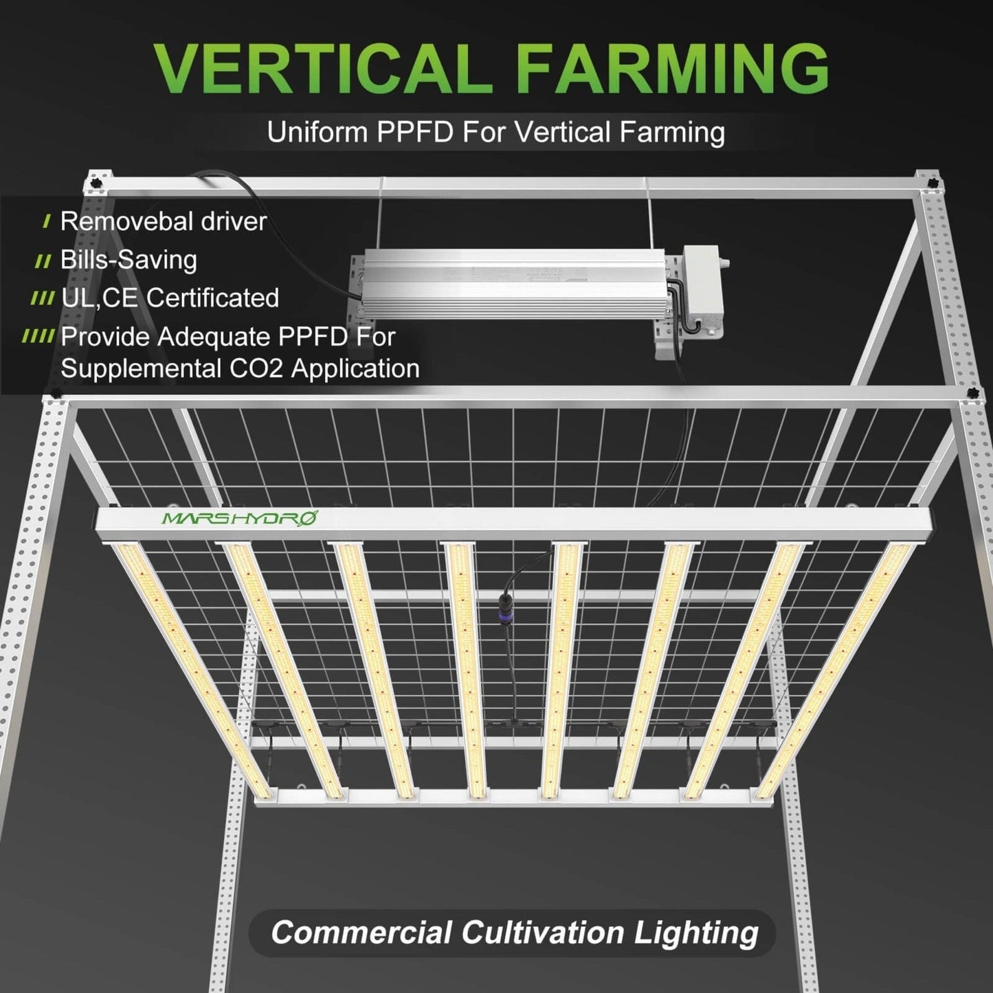 Mars Hydro 800W LED Grow Light FC-E 8000 BridgeLux Full Spectrum