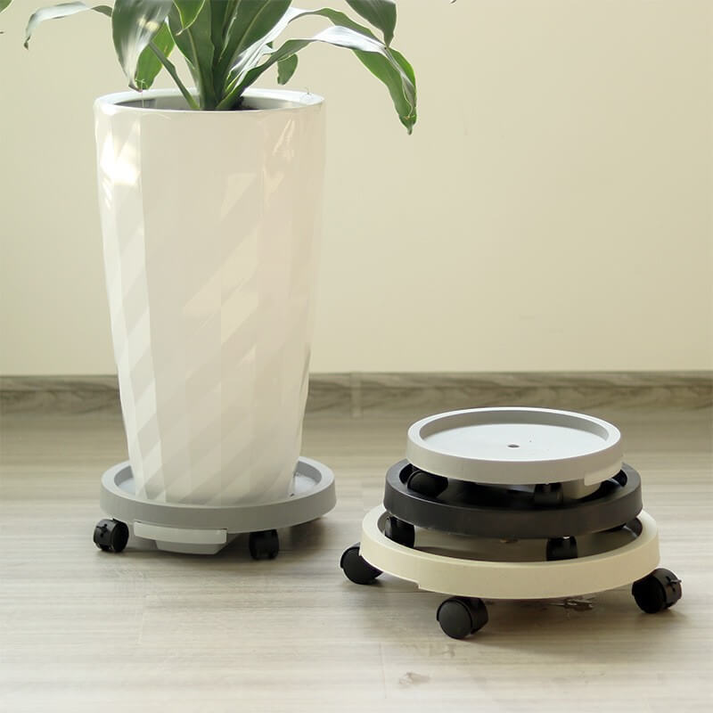 Plant Caddy With Locking Wheels for Indoor Outdoor Gardening